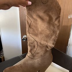 Suede Cowboy Boots Size 7 