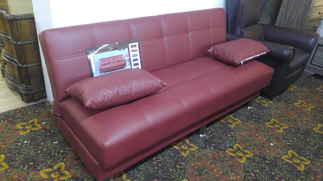 Brand New Futons In Leather Or Microfiber & Any Color .. Delivery Available !!