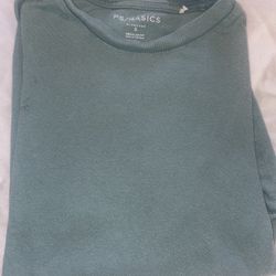 pacsun teal plain tee sz small