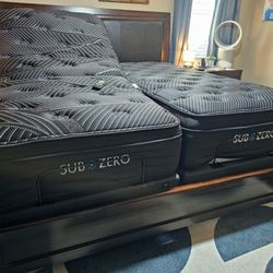 Split King Sub Zero Power Massage Bases With Mattresses