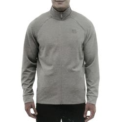 Bench Men's Urbanwear Moisture Wicking Full Zip Knit Jacket, Gray, Size S