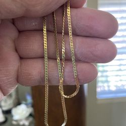 14K Gold Italy Necklace 