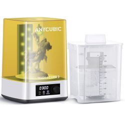ANYCUBIC Wash and Cure Machine 3.0, 2 in 1 UV Washing and Curing Station for ANYCUBIC Photon Mono 4 2 Mars Series LCD/DLP/SLA 3D Printer Models, with 