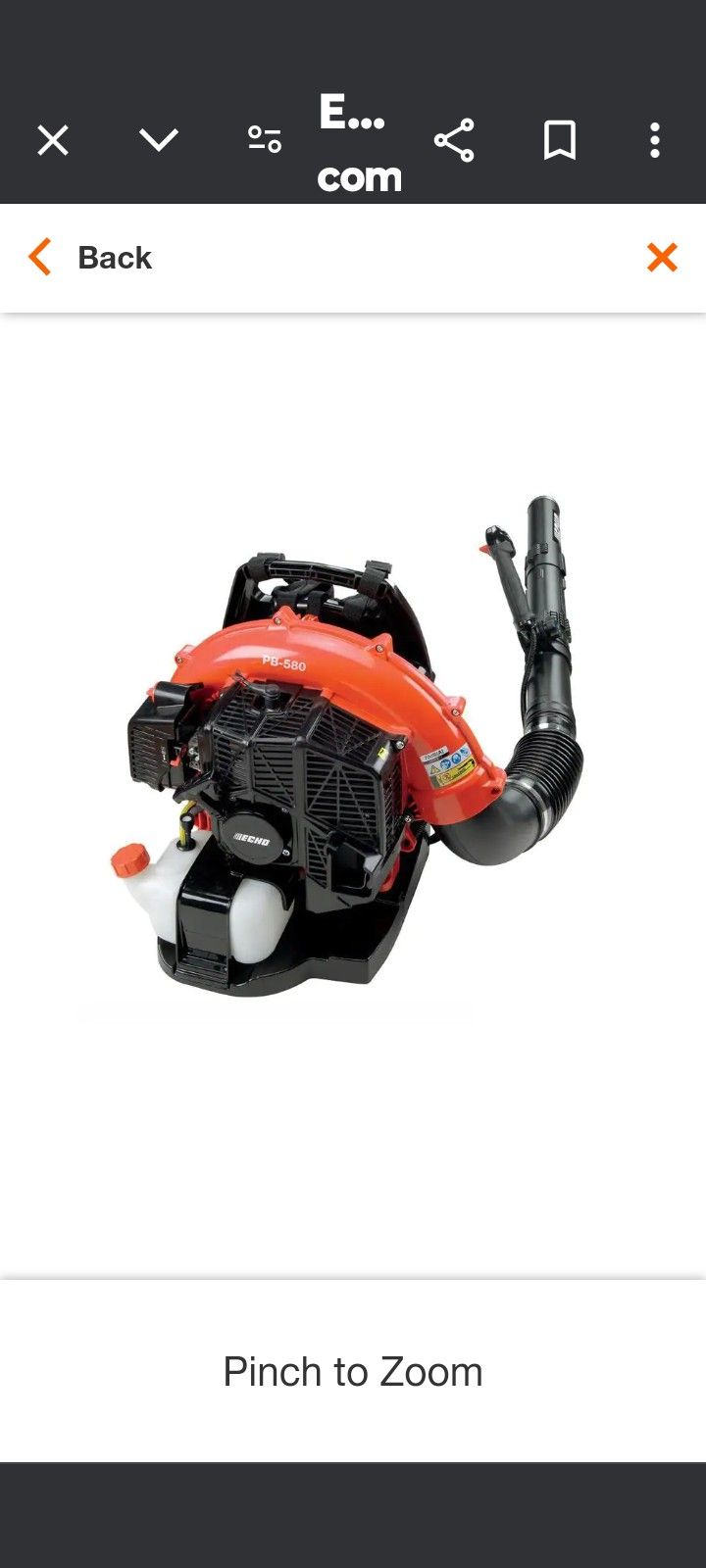 Troy Bolt Backpack Leaf Blower