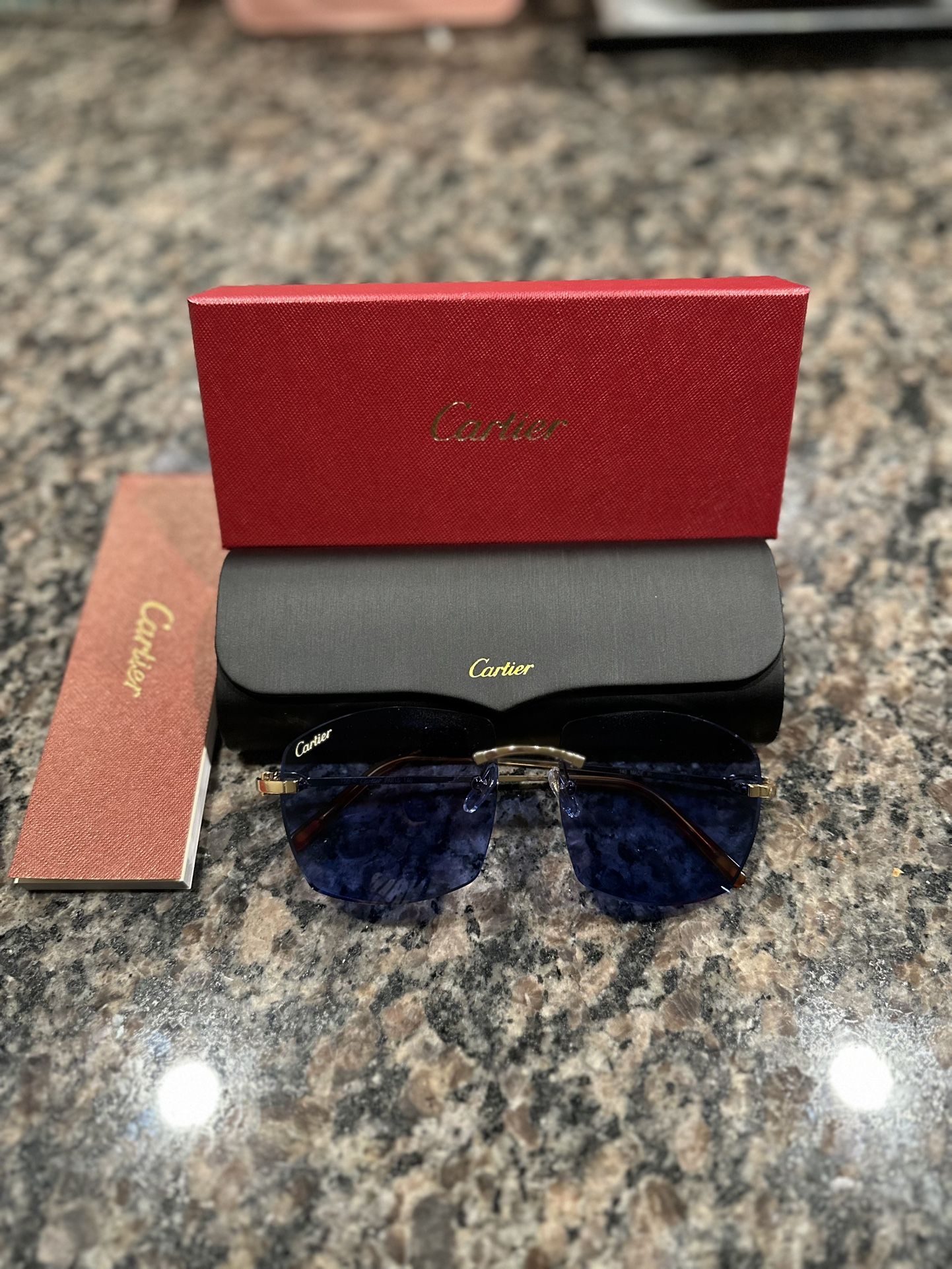 Blue Tint Cartier Glasses 