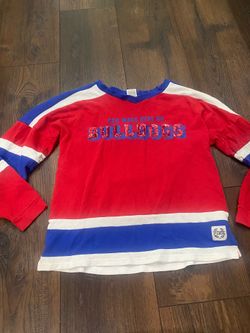 Women’s red white blue Victoria secret bulldogs sweater size small #13