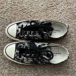 Converse. Black And Silver. Wmn Size 8