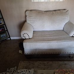 Beige Oversized Chair