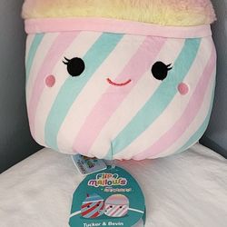 8" Flipamallow Tucker & Bevin SQUISHMALLOW NWT