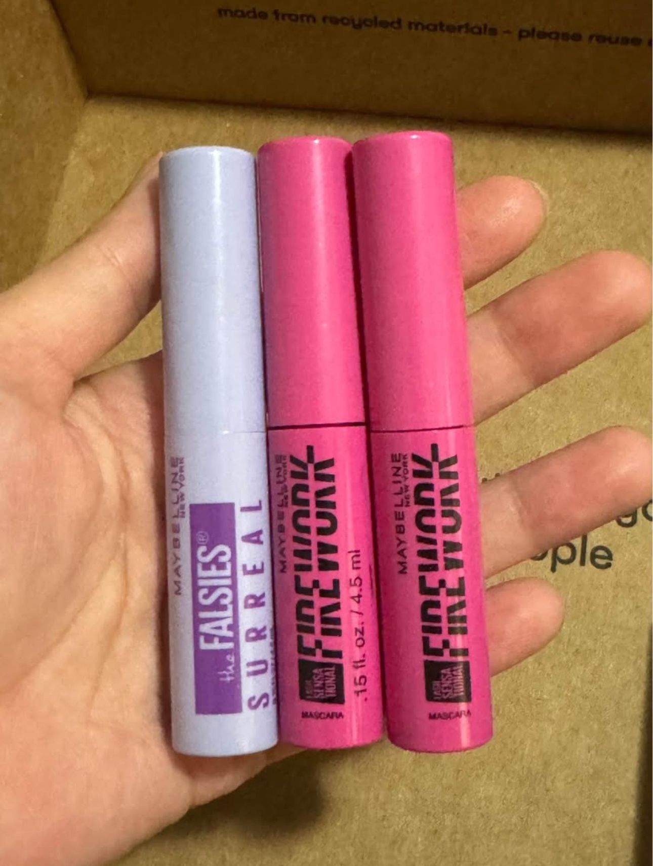 Maybelline Mascaras $10 per Each $25 for 3