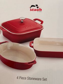 Staub 4 piece Stoneware set