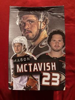 Anaheim Ducks Mason McTavish LEGACY NIGHT 3 Bobblehead SGA April 2024 NEW