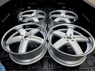 24" ARTIS rims 24x10 silver brushed aluminum