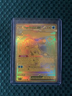 Pokemon Chaos Rising Mega Greninja Ex Mega Hyper Rare #122