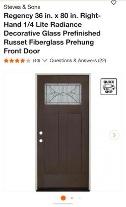 Front door right hand