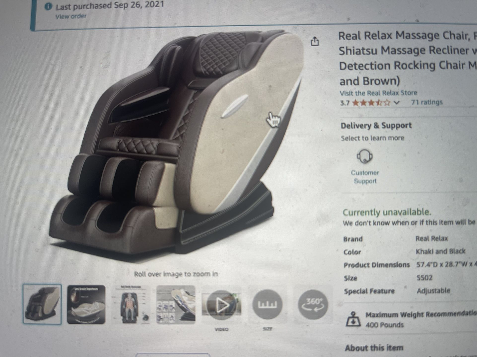 Real Relax Massage Chair