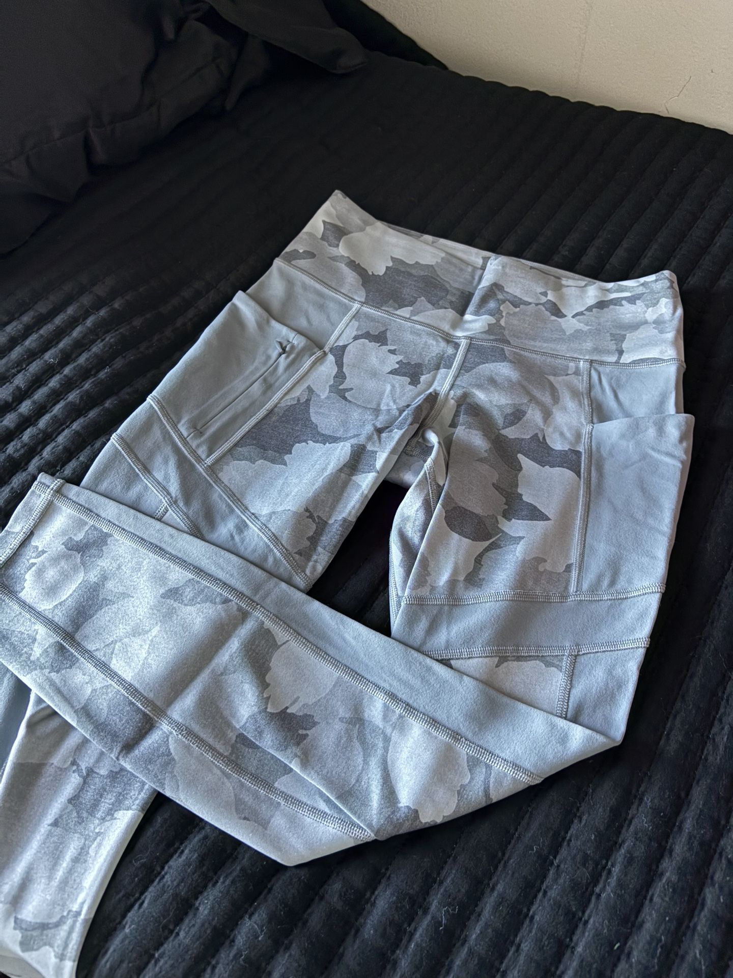 Athleta Grey Camo Leggings