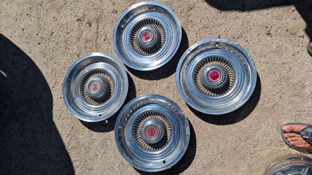 4 Vintage 75-1978 Ford Granada 14" Wheel Covers Hubcaps hub caps set if coverings