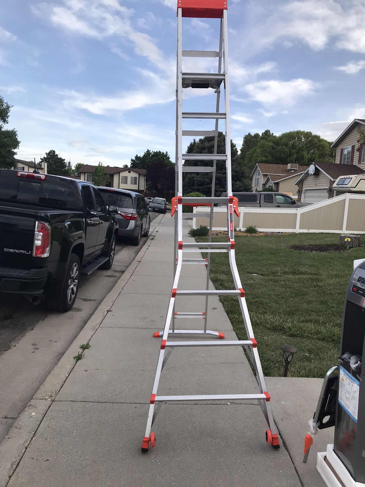 Brand new little Giant tipe A ladder 6ft and 10ft extended $200 No trades