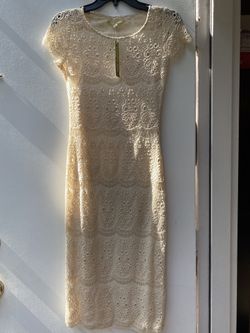 Cream Lace Dress