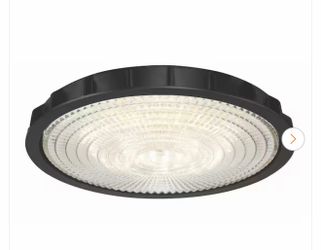 3470 Lumen LED High Velocity Matte Black Ceiling Fan Integrated Light Kit with CCT (40-Watt)