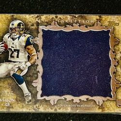 (RC) Tre Mason Jumbo Patch Relic 53/215 Topps Inception