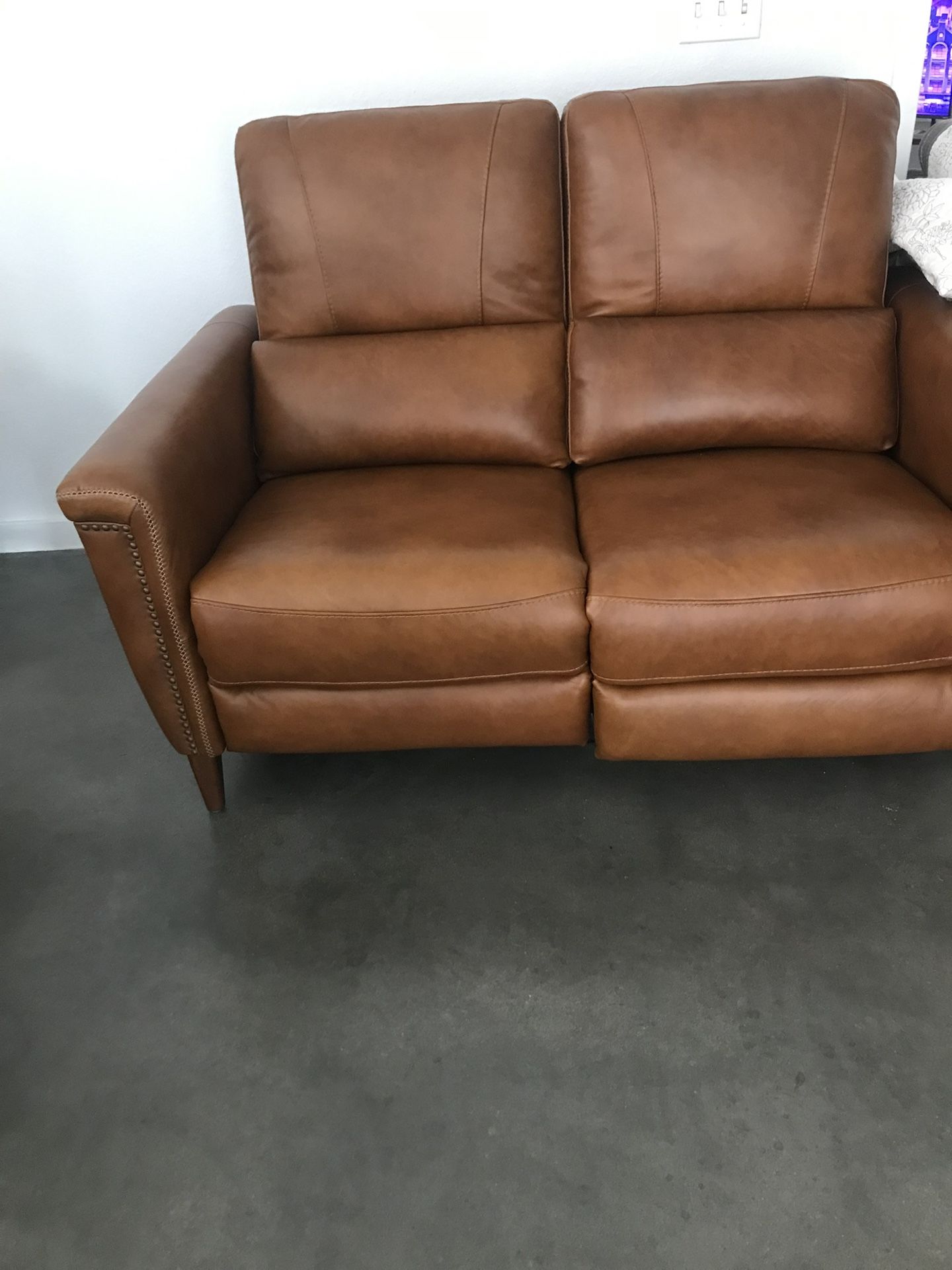 Calypso Leather Power Reclining Loveseat