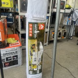 Ozark Trail 10x10 Instant Pop Up Canopy Tent with Simple Push Setup - Straight Leg Pop-Up Tent for Tailgating, Camping & Events, White