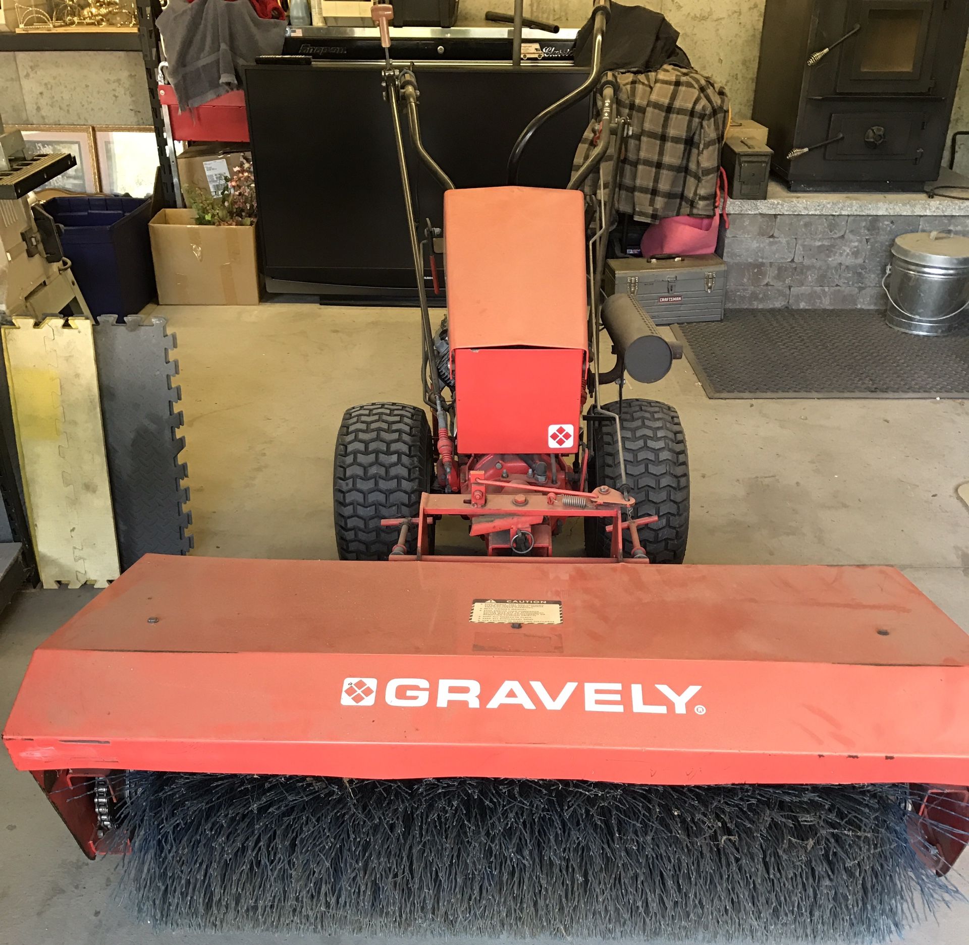 Gravely Walk Behind Tractor w/ Snow Thrower & other Attachments for
