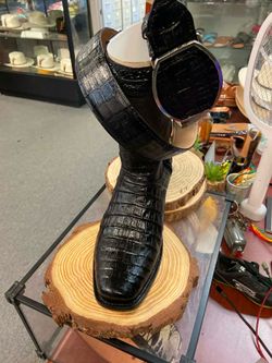 Set de Botas y Cinturón para hombre