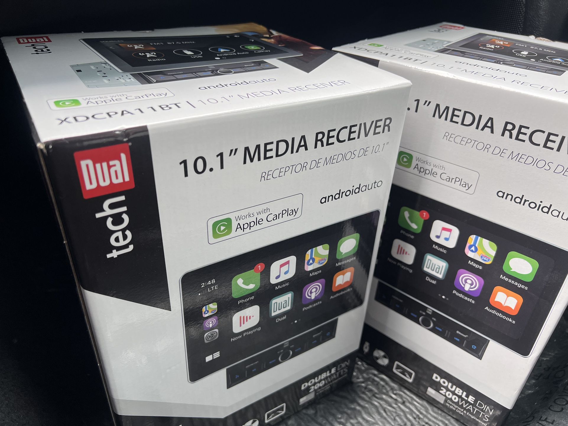 Dual Tech 10" Double DIN Touchscreen Media Receiver (XDCPA11BT) BRAND NEW