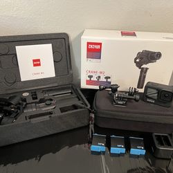 GoPro Hero9 with Zhiyun Crane-m2 Stabilizer 