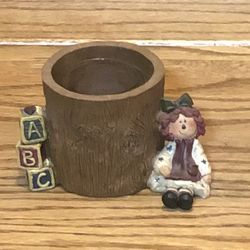 Raggedy Ann Candle Holder
