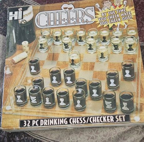 Drinking Chess Checkers Game