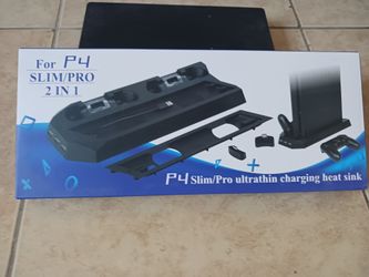 PS4 SLIM/PRO ULTRATHIN CHARGING HEAT SINK / WITH FAN