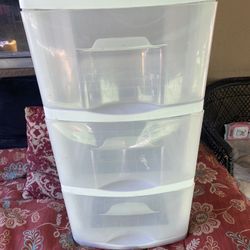 3 Plastic Drawer 