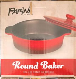 Parini Cookware Round Baker Ceramic Bakeware Dish