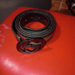 Gucci Vintage Leather Belt 