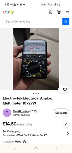 Analog Multimeter 10729W