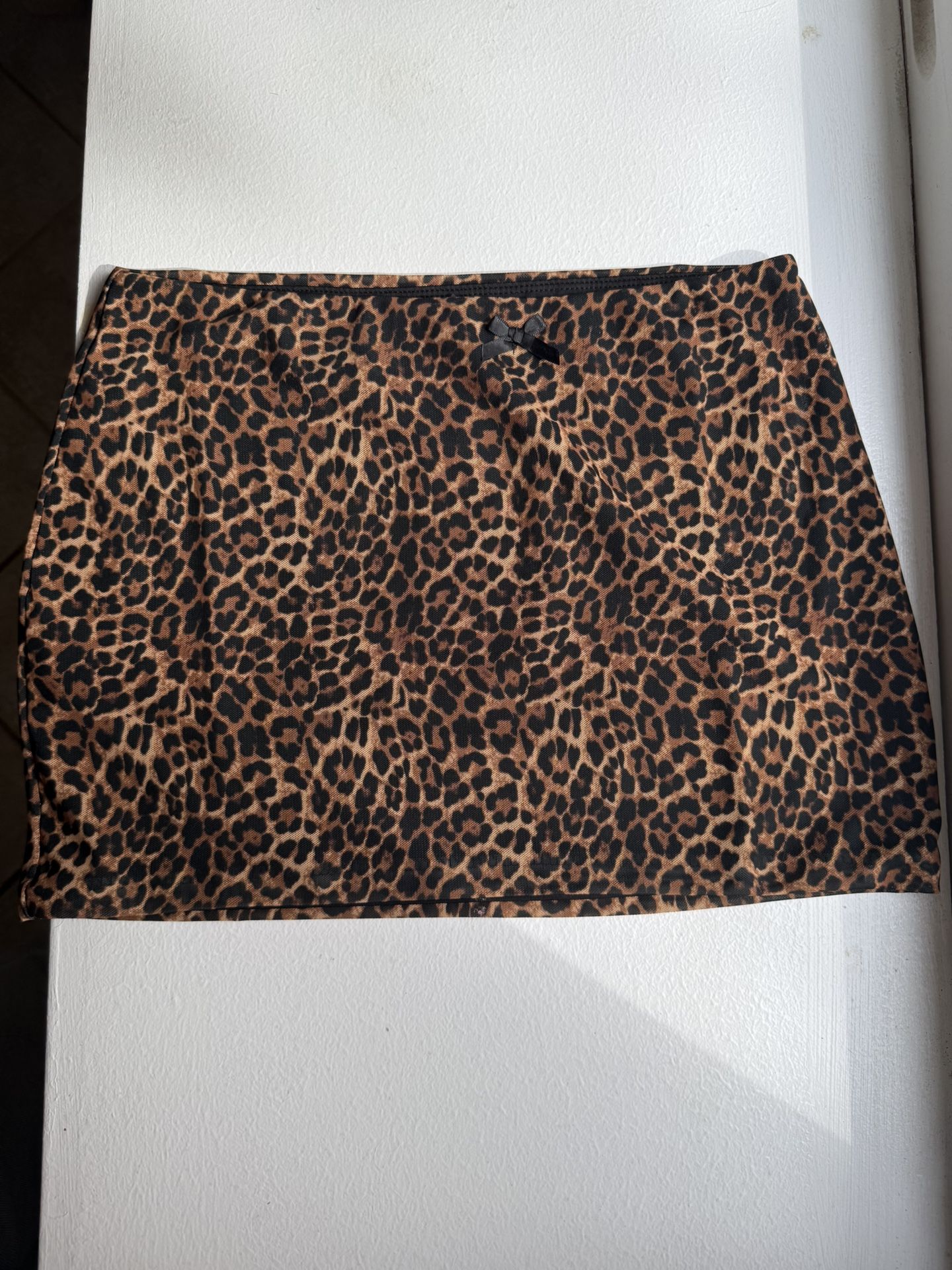 Leopard Print Skirt 