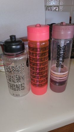 VS PINK Water Bottles