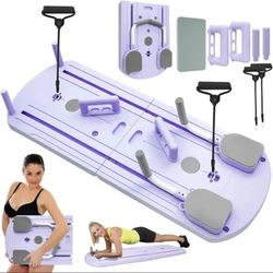 8-in-1 Multifunctional Pilates - High Quality PVC Abdominal Muscle and Core Strength Training, Foldable and Portable Design, Home Fitness Equipment fo