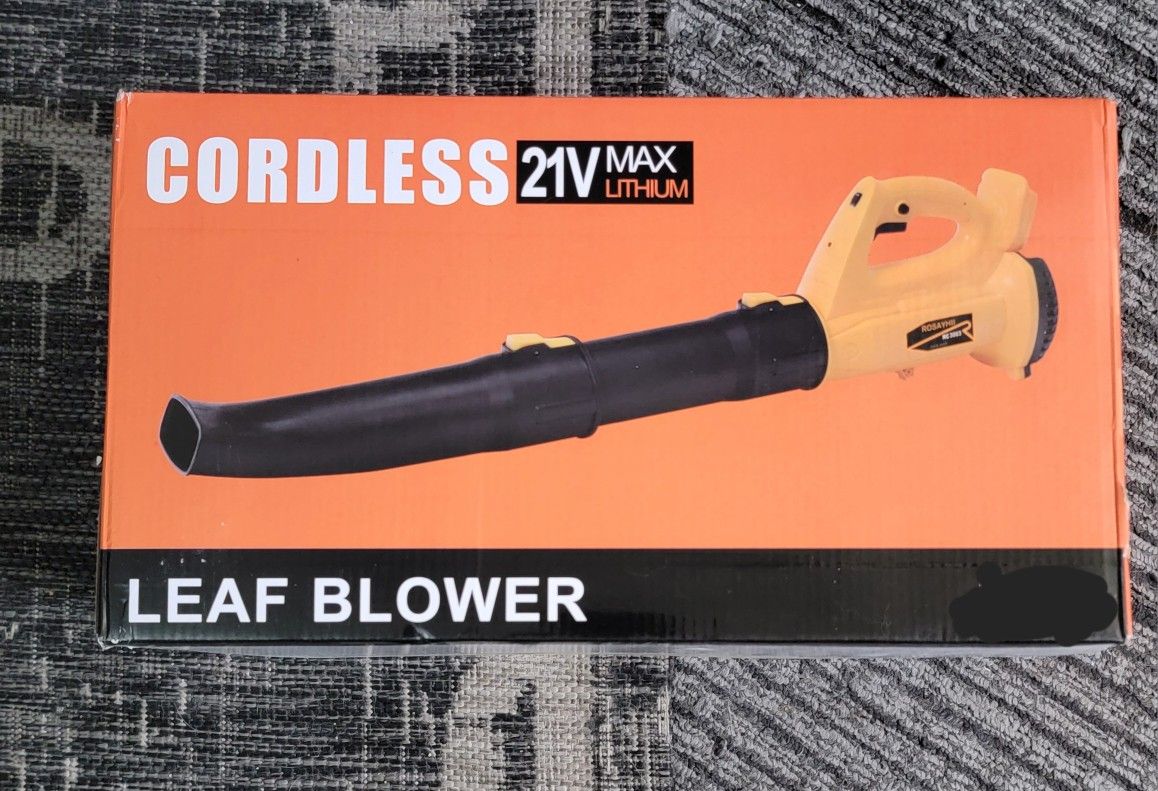 Leaf Blower Cordless comes with 2 batteries