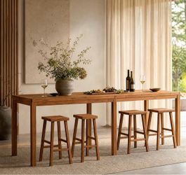 Solid Wood Bar hight Table