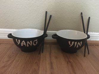 World market ying yang bowls