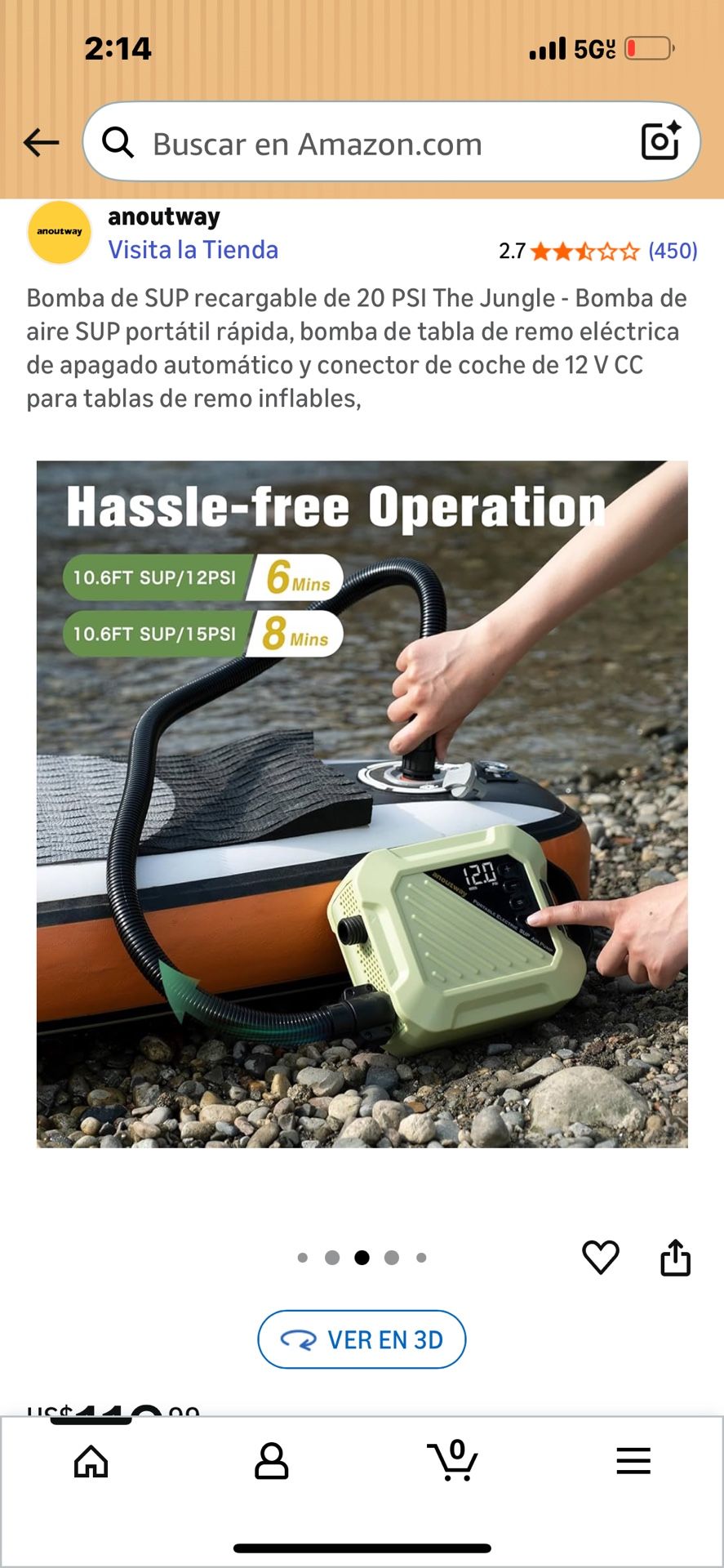 Bomba De Aire Multiusos Nueva