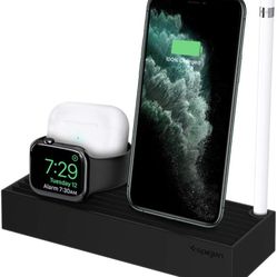 Airpod Boxes And 3 in 1 Charging Station Designed for iPhone Stand, Apple Watch Stand All Series, and Airpods/Airpods Pro Stand 