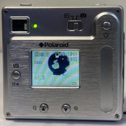 POLAROID PDC5070 5.1MP Silver Digital Camera - Tested & Works (#1049)