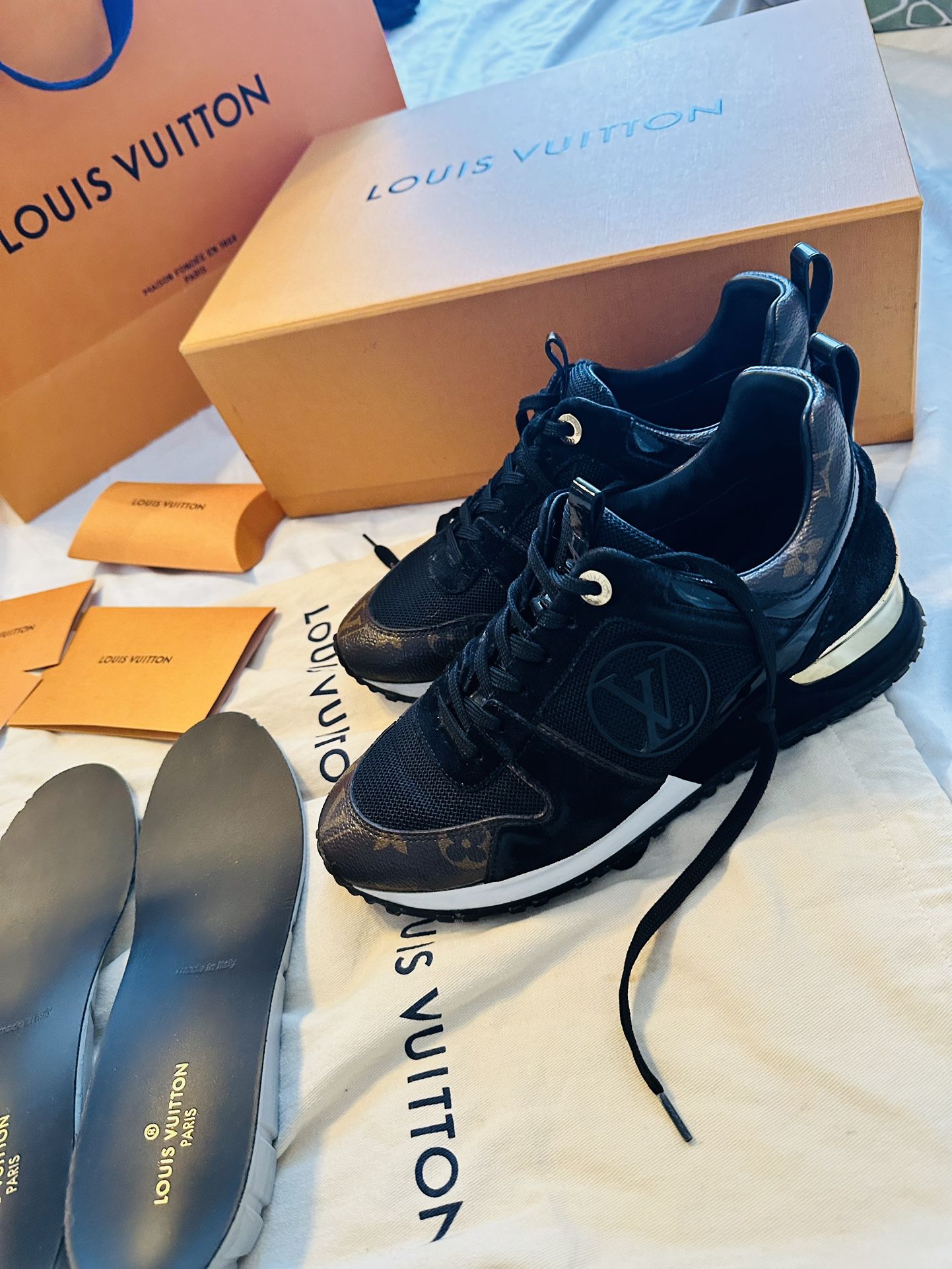 LOUIS VUITTON MONOGRAM RUN AWAY SNEAKERS AUTHENTIC for Sale in Chula Vista,  CA - OfferUp