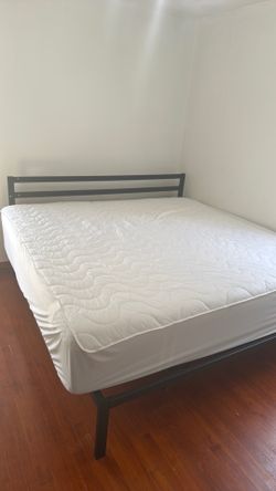 King size bed and frame